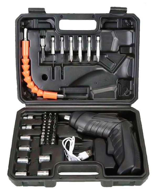 Set destornillador 47 piezas compacto