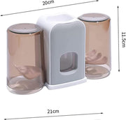 Soporte cepillo dientes dispensador pasta