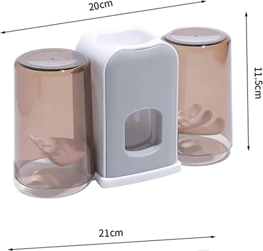 Soporte cepillo dientes dispensador pasta
