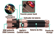 Linterna súper potente recargable | ViamoMas