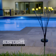 Luces solares luciérnaga para jardín