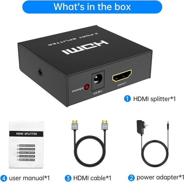 Divisor HDMI 4K 1x2 | Doble pantalla