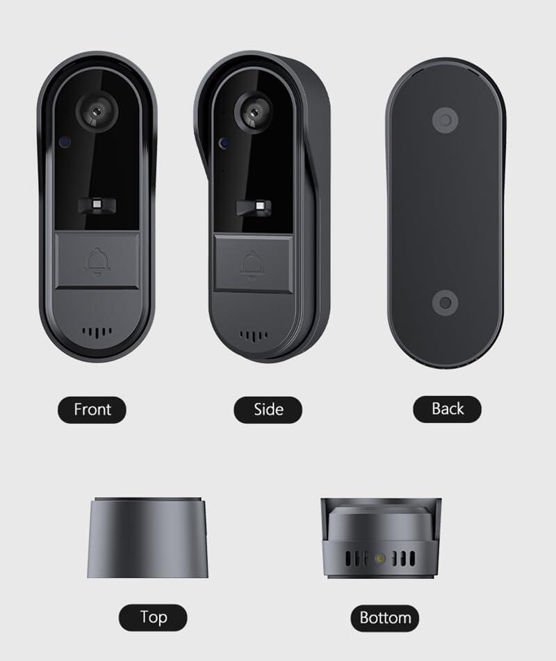 Timbre con cámara M10 sin WiFi ni app