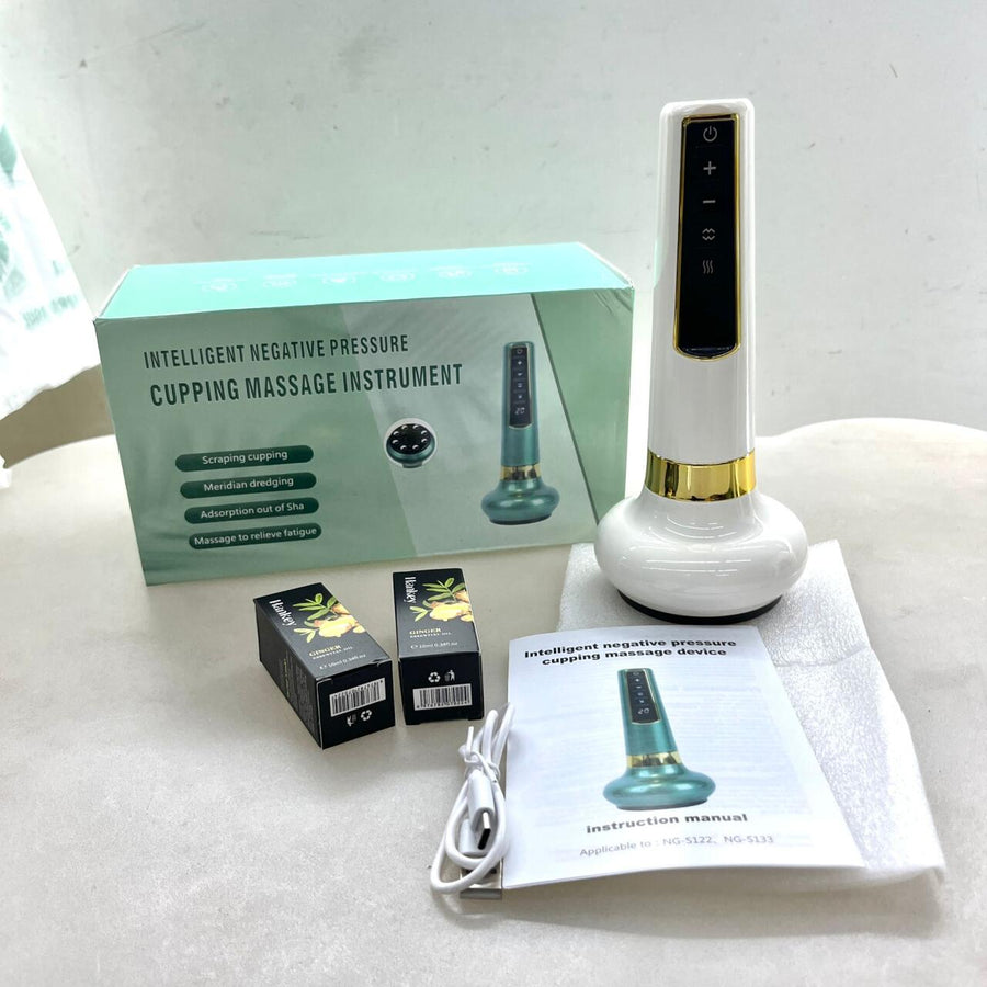 Instrumento de masaje con ventosas USB