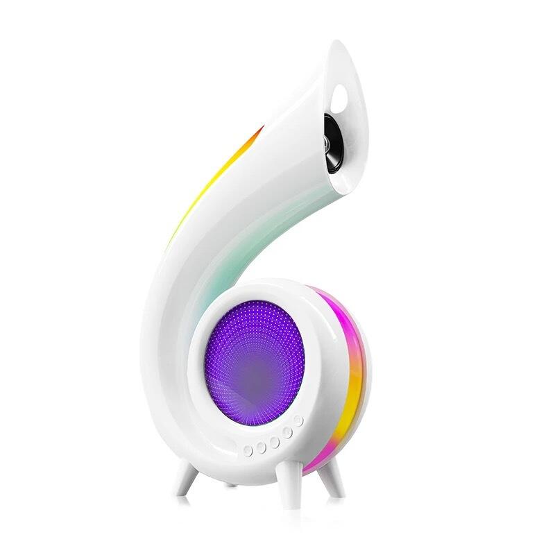 Altavoz concha 6 en 1 | Luz, carga y sonido