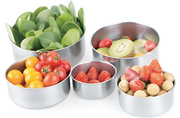Set 5 recipientes acero inoxidable | ViamoMas