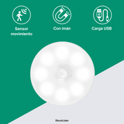 Luz LED con sensor para armarios y pasillos