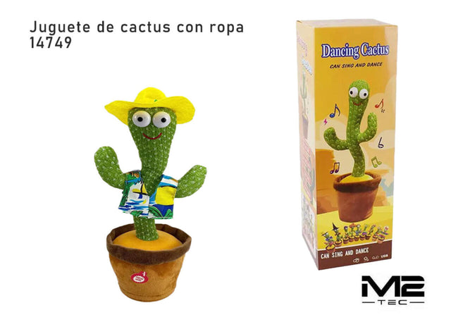 Juguete Cactus Bailarín Interactivo