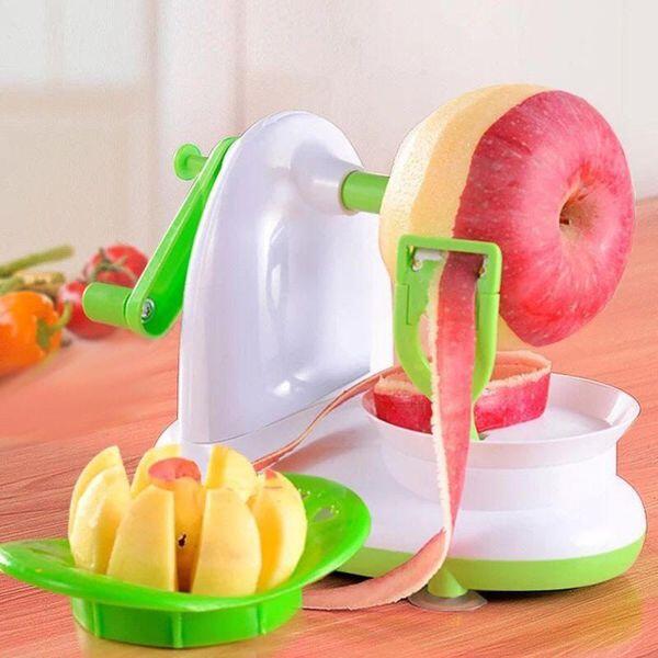 Máquina pelador y cortador de fruta