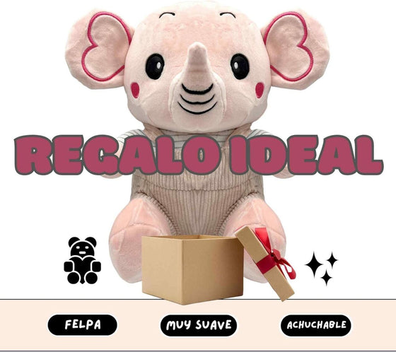 Elefante de Felpa Suave para abrazar