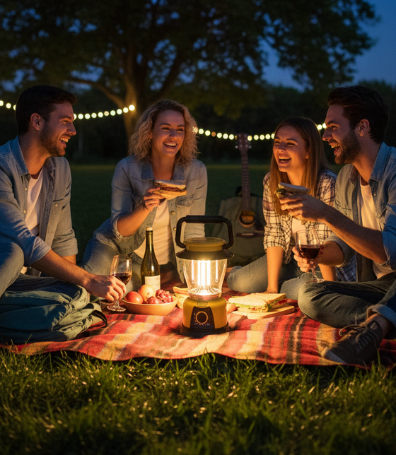 Lámpara camping portátil regulable | ViamoMas