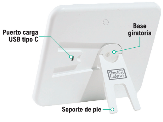 Espejo para maquillaje LED 3 luces