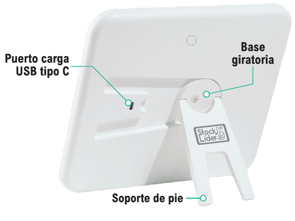 Espejo para maquillaje LED 3 luces