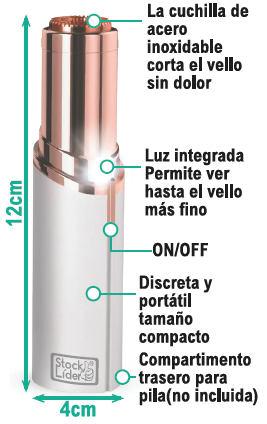 Depilador femenino facial portátil | ViamoMas
