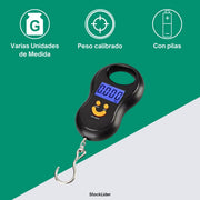 Báscula de Gancho Digital precisa y portátil