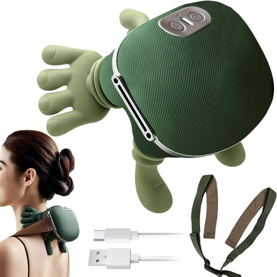 Masajeador cervical y espalda 4D con calor