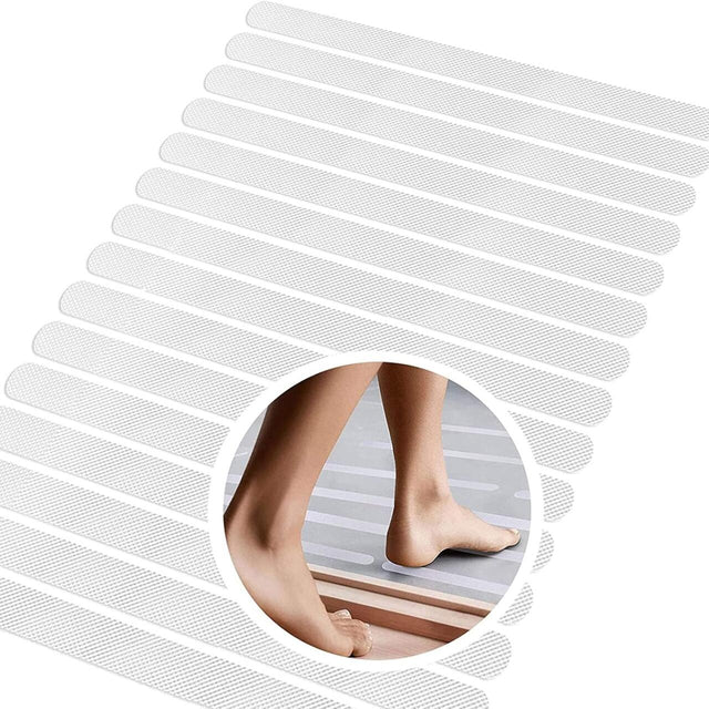 Tiras adhesivas antideslizantes para baño