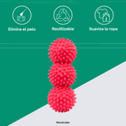 Bolas de lavado reutilizables para ropa