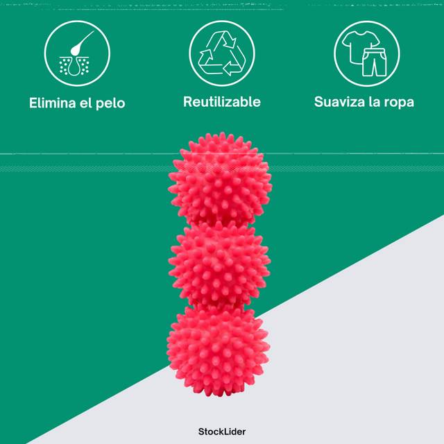 Bolas de lavado reutilizables para ropa