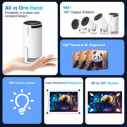 Proyector portátil HD para casa | ViamoMas