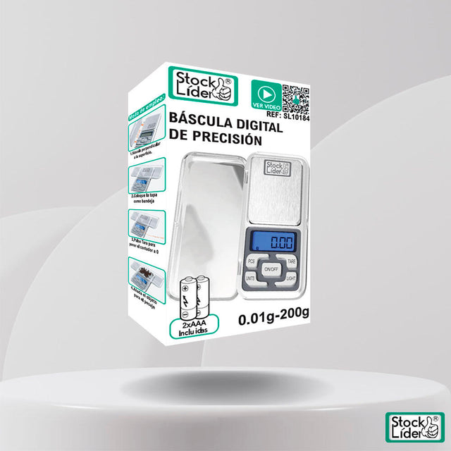 Báscula digital de precisión compacta