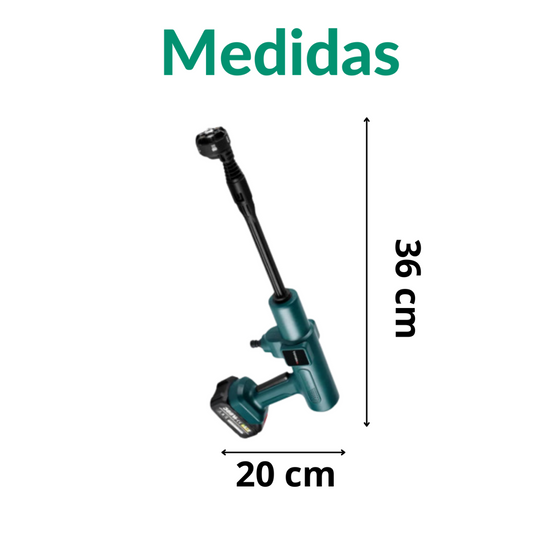 Pistola de agua a presión con 2 baterías