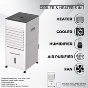 Climatizador 5 en 1 portátil para hogar