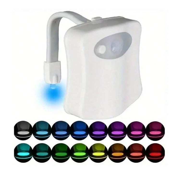 Luz inodoro sensor LED para baño