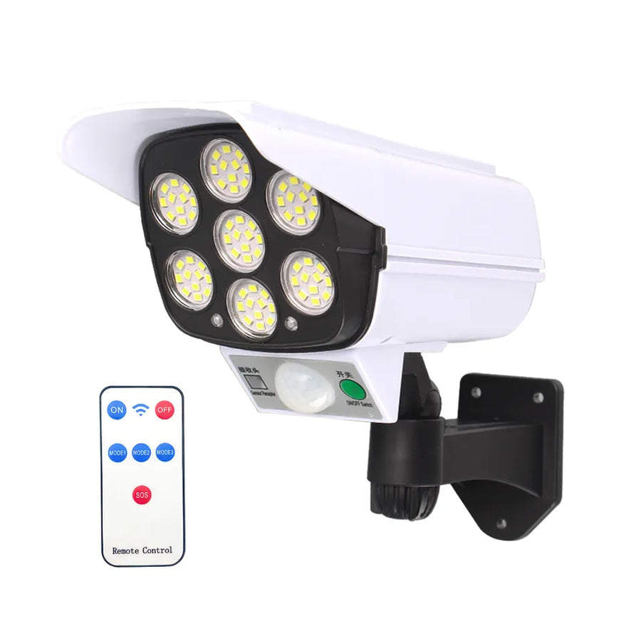 Foco LED simulador de cámara con mando