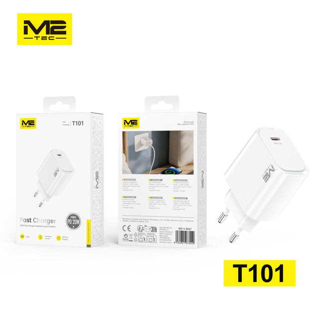 Cargador USB-C 20W M2TEC | Carga rápida