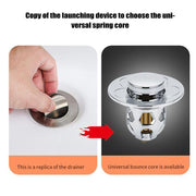 Tapón de drenaje para lavabo antiatascos