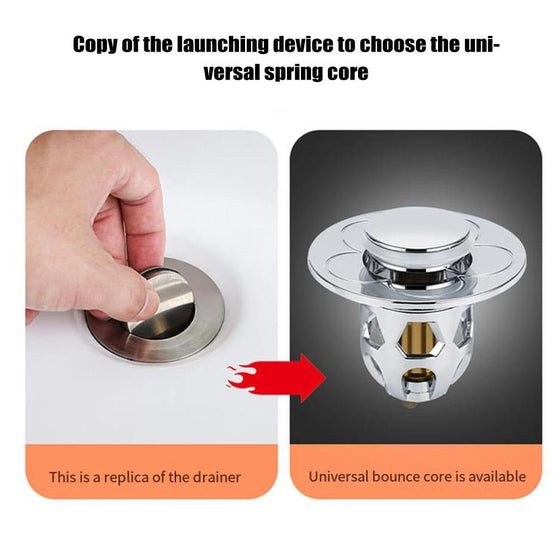Tapón de drenaje para lavabo antiatascos