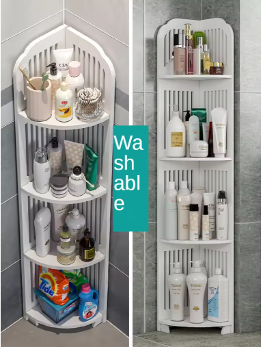Organizador de Esquina para Baño Compacto