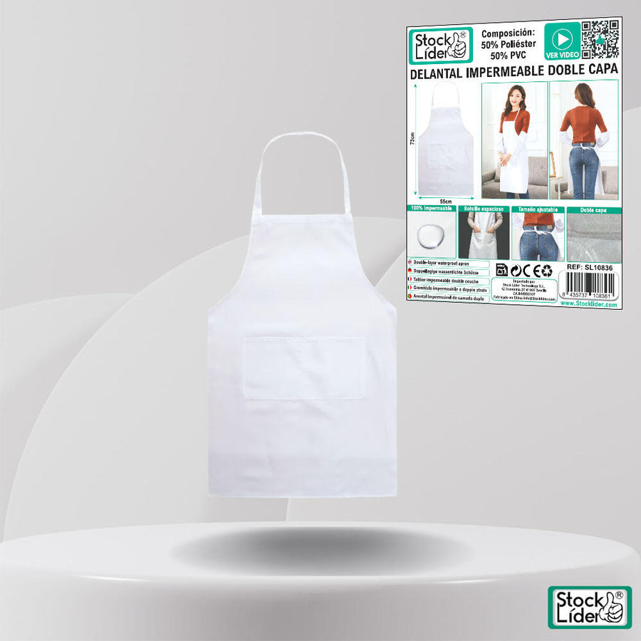 Delantal impermeable doble capa | ViamoMas