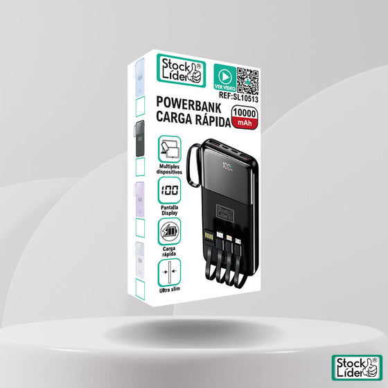 Powerbank carga rápida 10000mAh 22.5W