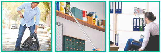 Pinza recoge objetos metal 90 cm | ViamoMas