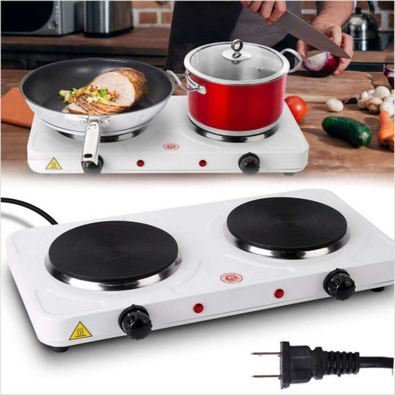 Cocina eléctrica portátil doble | ViamoMas