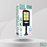 Farola solar 120 LED COB para exterior