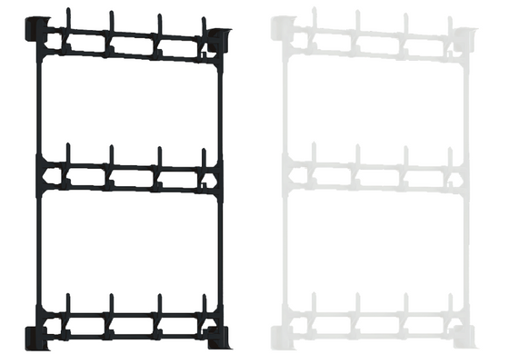 Perchero de pared 3 plantas | Orden sin agujeros