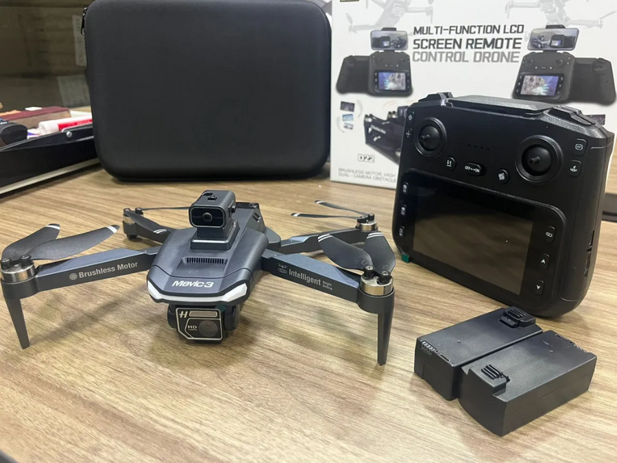 Dron D23 4K con 3 baterías y sensor