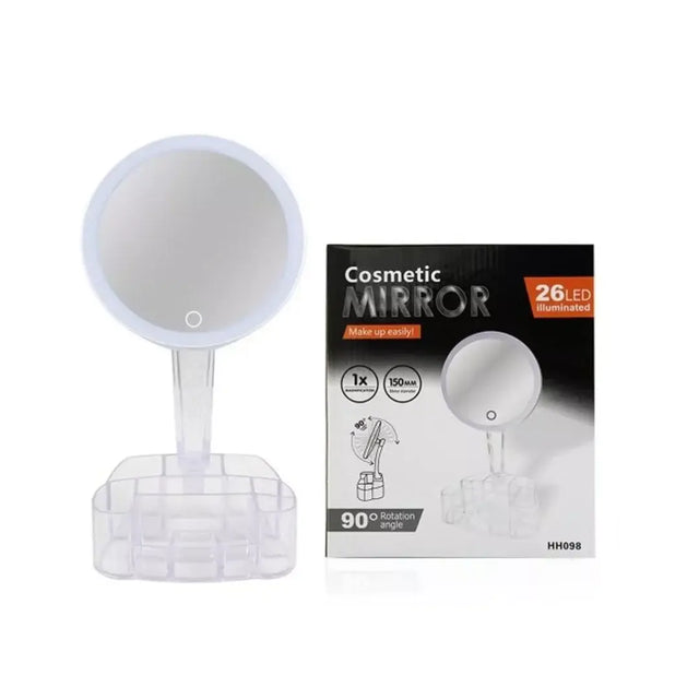 Espejo Organizador LED para Maquillaje