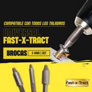 Brocas extractor de tornillos y tuercas