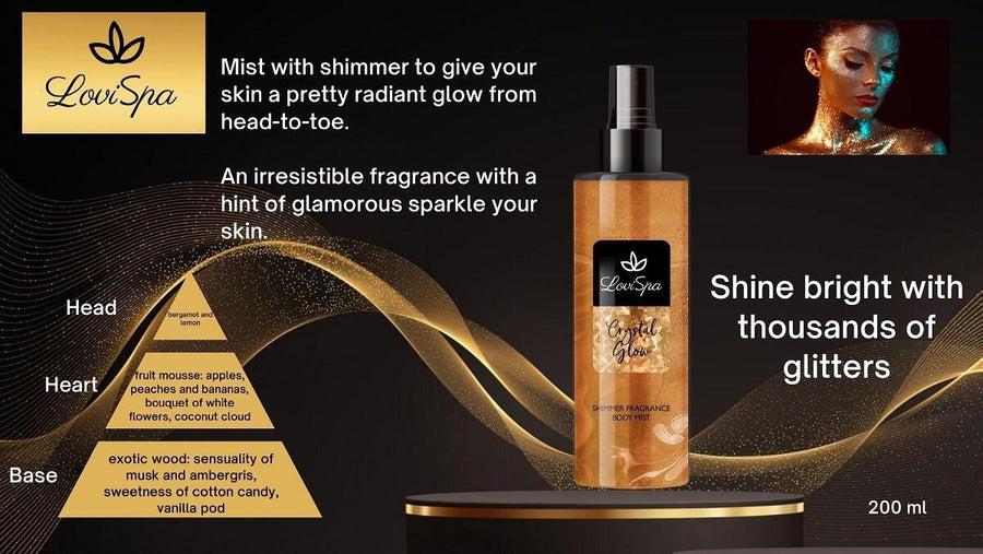 Body Mist Premium Crystal Glow 200ml