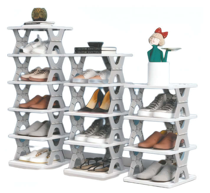 Zapatero 6 plantas plegable y ajustable