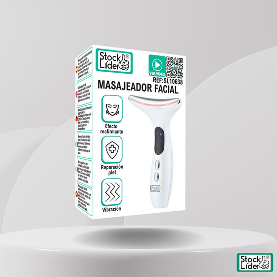 Masajeador facial LED y vibración | ViamoMas