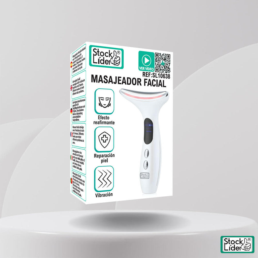 Masajeador facial LED y vibración | ViamoMas