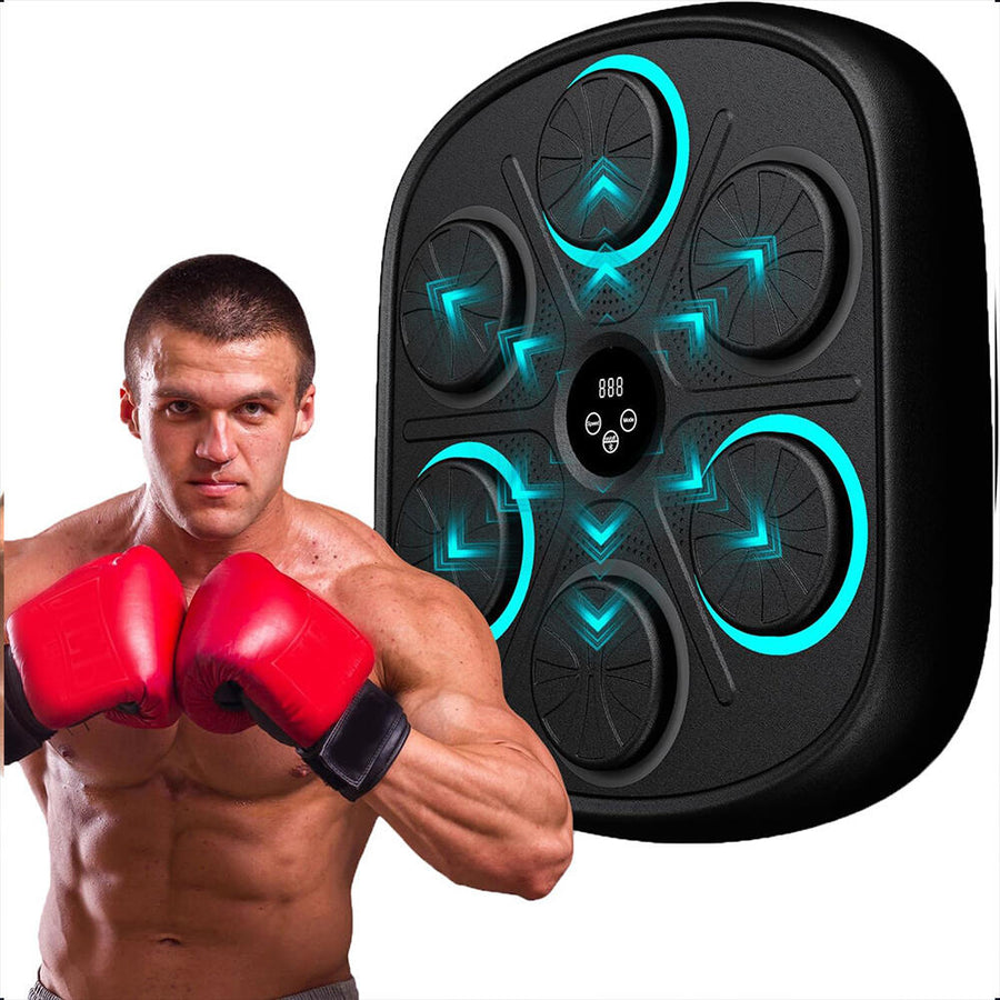 Máquina de boxeo musical con guantes