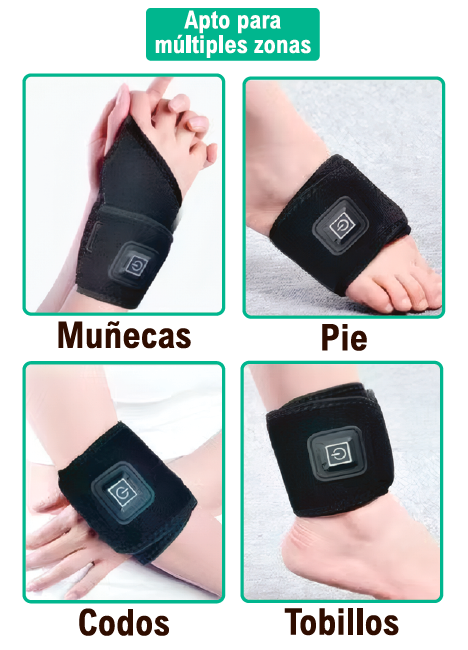 Muñequera térmica USB ajustable | ViamoMas