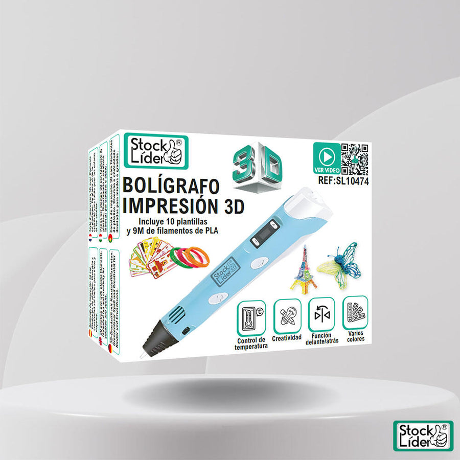Bolígrafo impresión 3D con filamentos