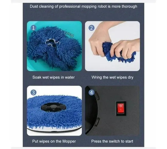 Mopa Inteligente Automática para Suelos